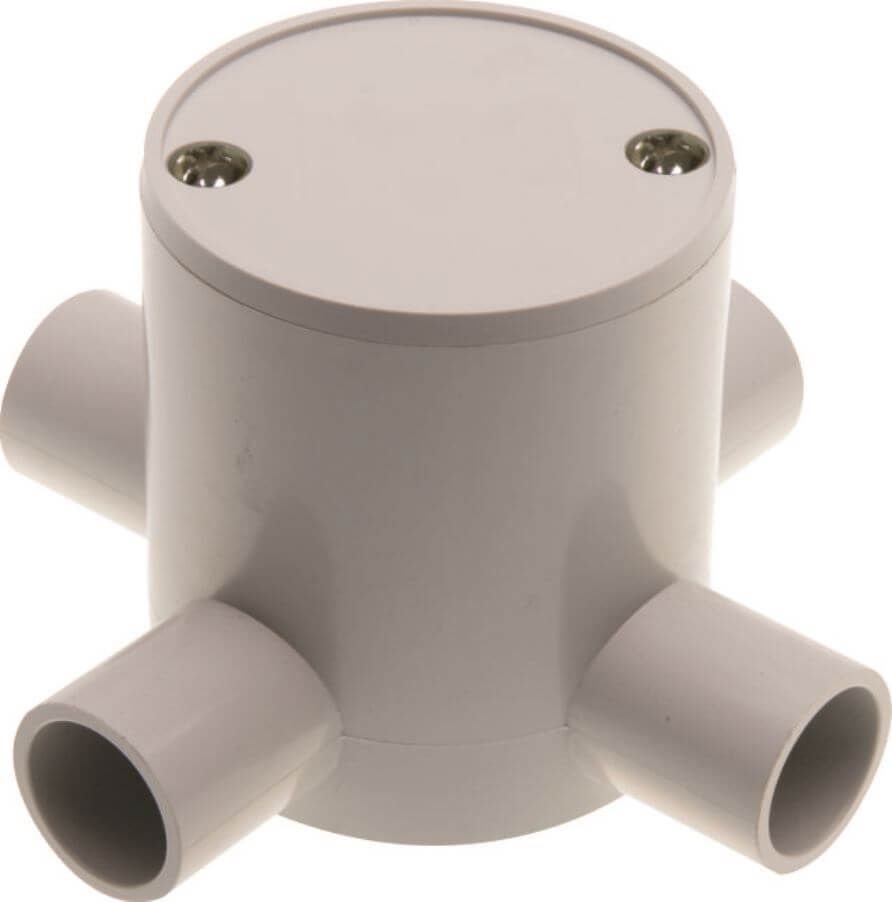 PVC deep junction box one way, two way, three way, 20mm, 25mm
