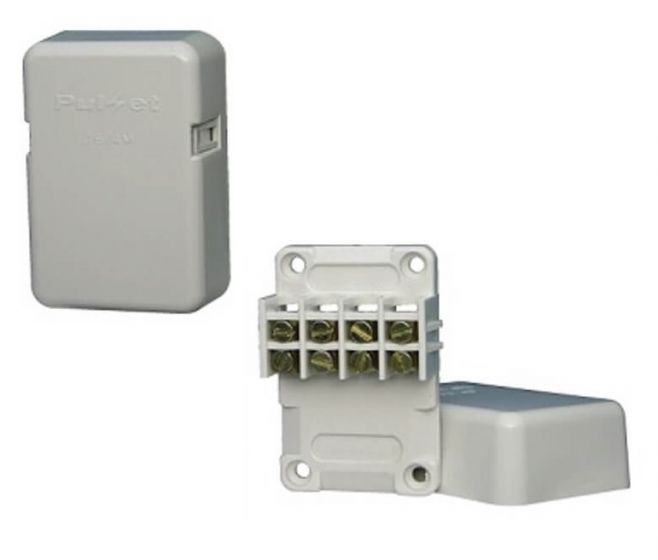 3 and 4 Terminal Mini Junction Box With Connectors