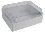 Weatherproof junction box clear/lid 