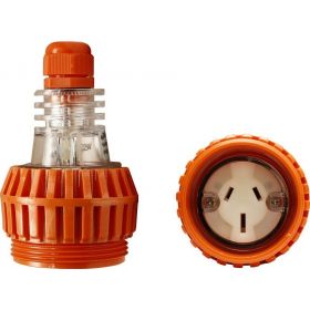 Single Phase 3 Flat Pin Extension Socket