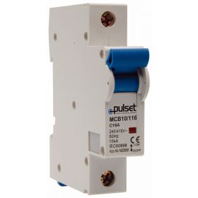 10KA 1 Pole Din Rail Mount MCB