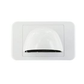 Wall Plate Slimline White Bullnose