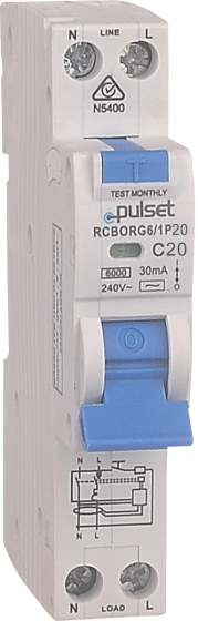 RCBO 6KA 1P AC Type